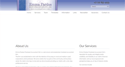 Desktop Screenshot of emmapardoe.co.za